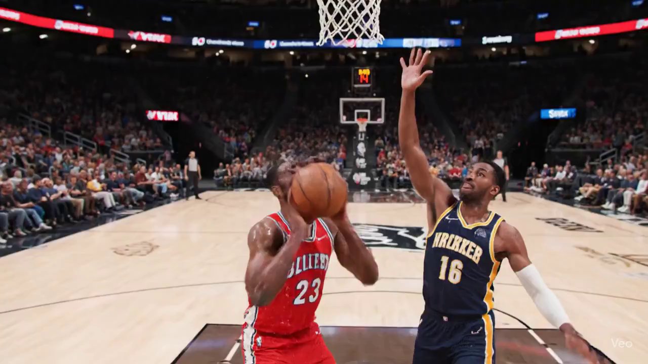Mid-Air Basketball Dunk: Hyper-Realistic Sports Action - Veo 3 AI video prompt thumbnail