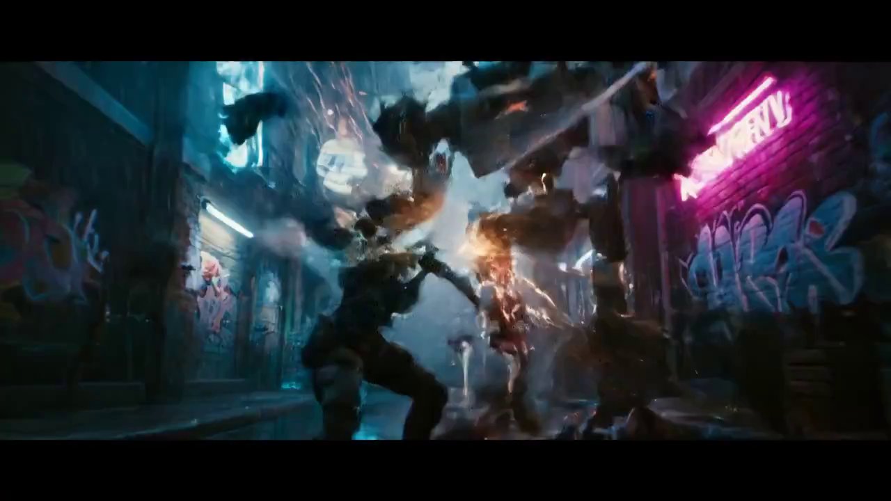 Cyberpunk Blade Runner: Neon Alley Parkour Chase - Veo 3 AI video prompt thumbnail