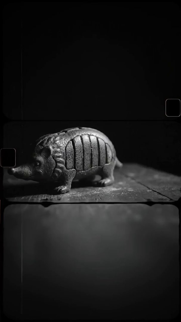 A close-up, black and white shot with a Karel Zema... - Veo 3 AI video prompt thumbnail