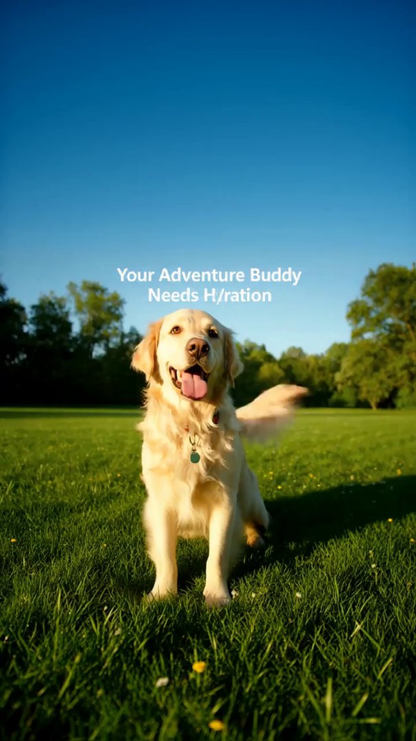 {
"video_concept": "Premium Dog Water Bottle A... - Veo 3 AI video prompt thumbnail