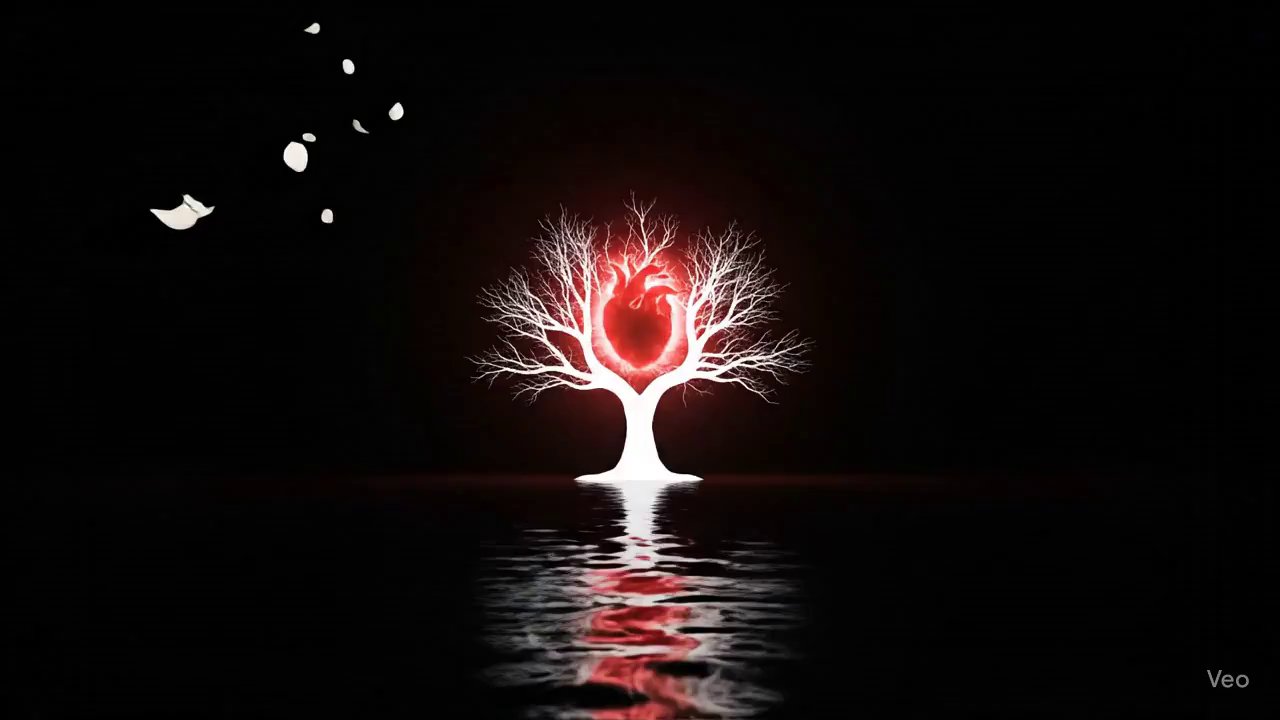 Abstract Serenity: White Tree on a Black Lake - Veo 3 AI video prompt thumbnail