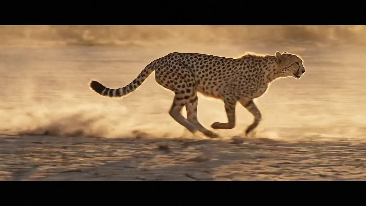 Cheetah's Explosive Kalahari Sprint in Slow Motion - Veo 3 AI video prompt thumbnail