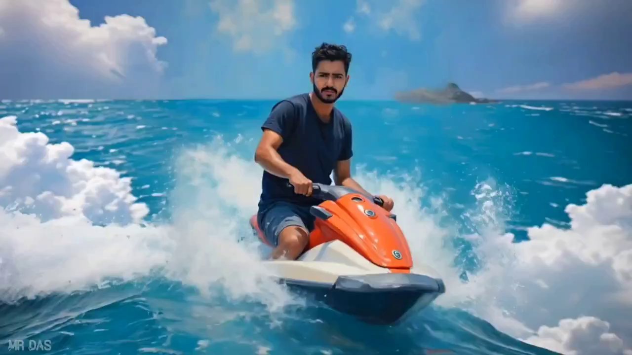 Cinematic Jet Ski Action on Turquoise Waters