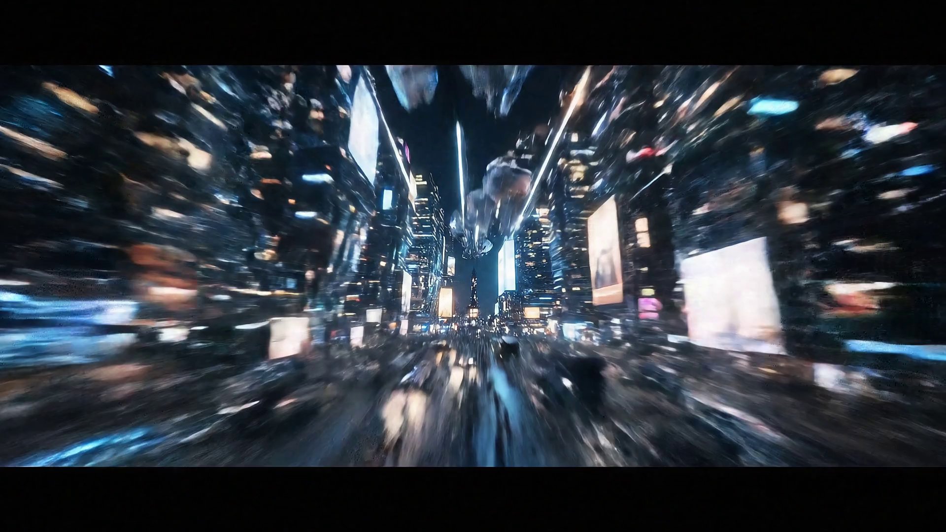 Cyberpunk Serenity: Future Cityscape with Synth Vibes - Veo 3 AI video prompt thumbnail