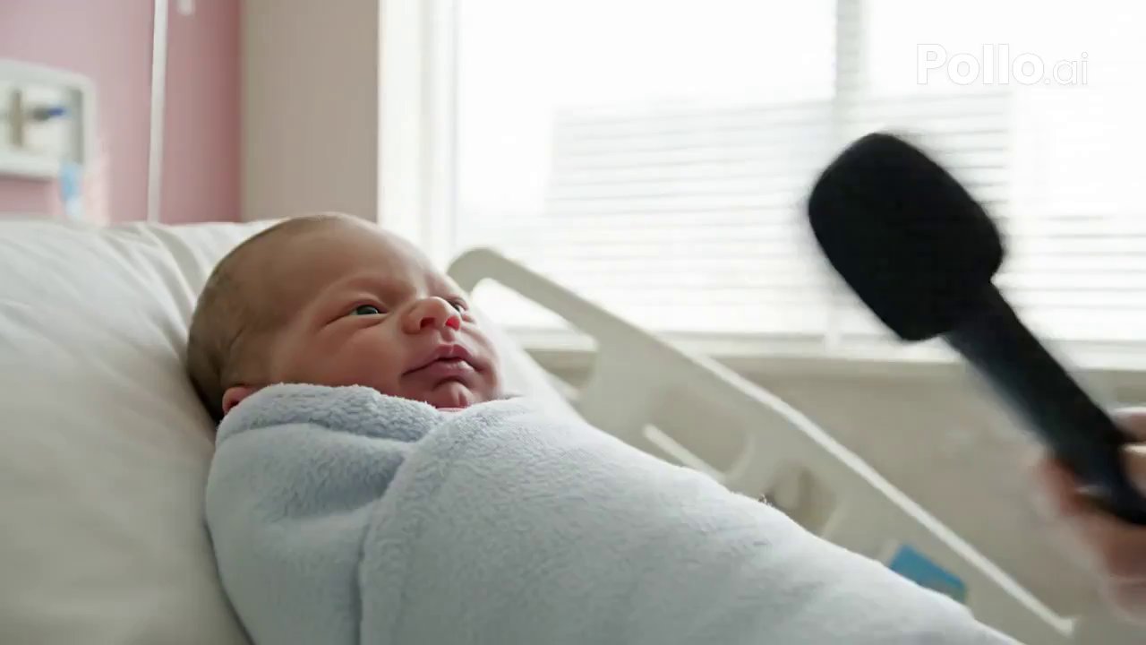 Talking Newborn: First Words in a Hospital Nursery
