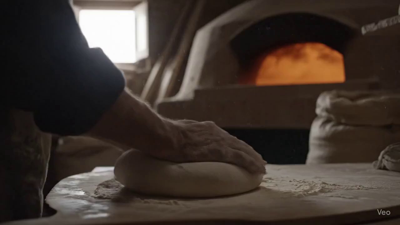 Artisan Baker's First Loaf: Tunisian Morning Ritual - Veo 3 AI video prompt thumbnail