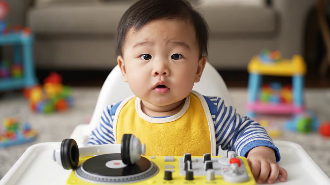 the baby says in baby voice: "Well unfortunately I... - Veo 3 AI video prompt thumbnail