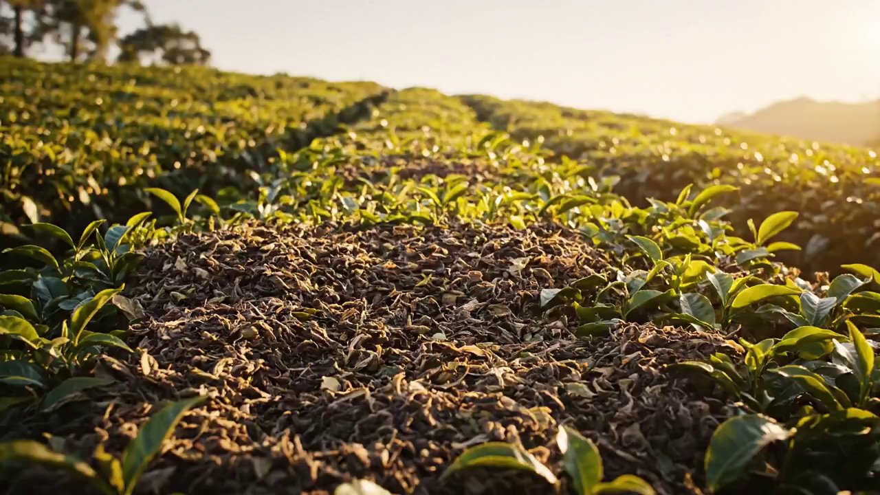 Dynamic Tea Ad: Field to Product Transformation