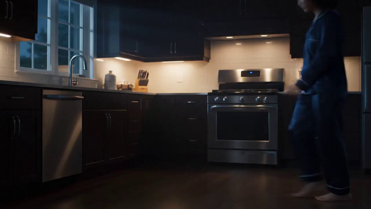 Late-Night Oreo Craving: Cinematic Snack Commercial - Veo 3 AI video prompt thumbnail