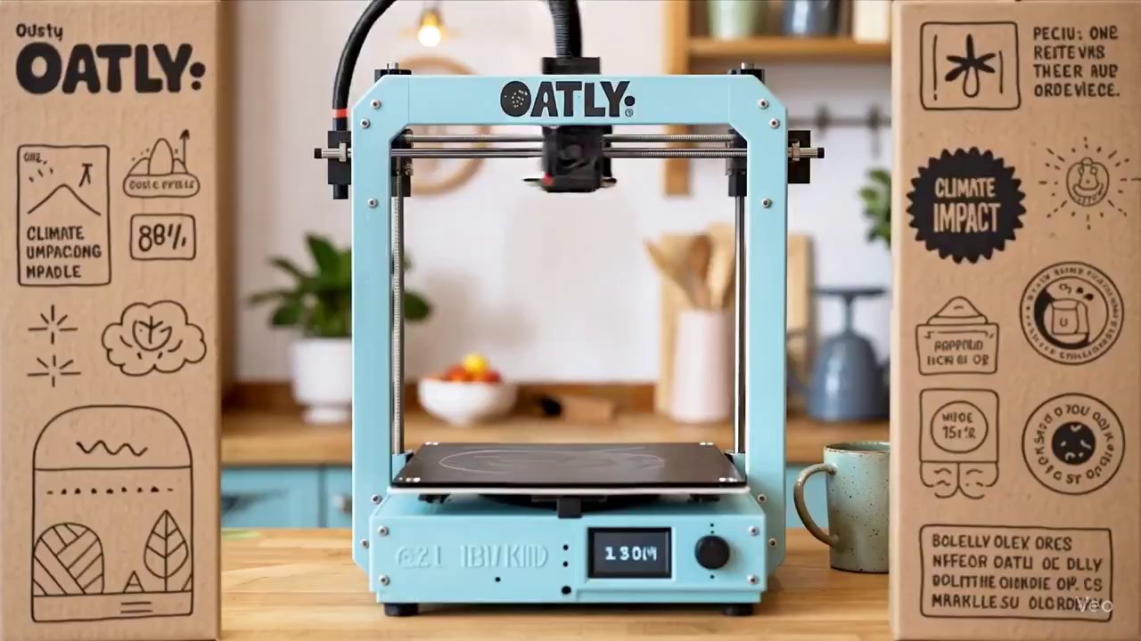 3D printer ad - Veo 3 AI video prompt thumbnail
