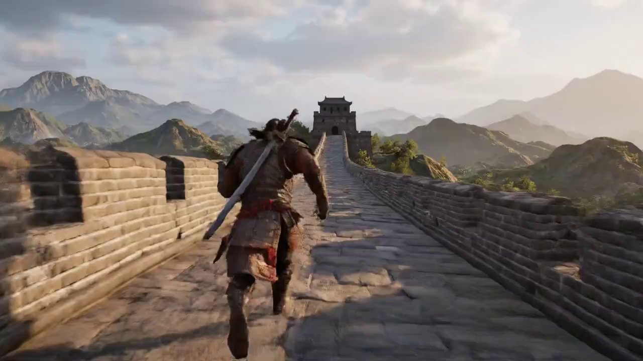 Video game famous great wall of china - Veo 3 AI video prompt thumbnail