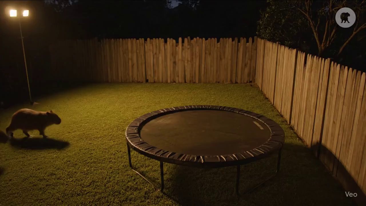 Hilarious Clumsy Capybaras: Adorable Animal Antics - Veo 3 AI video prompt thumbnail
