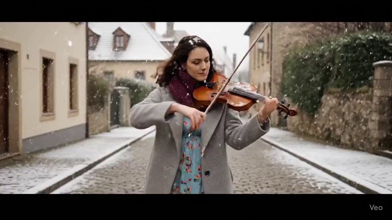 Elegant Portrait: Young Woman in Medium Wide Shot - Veo 3 AI video prompt thumbnail