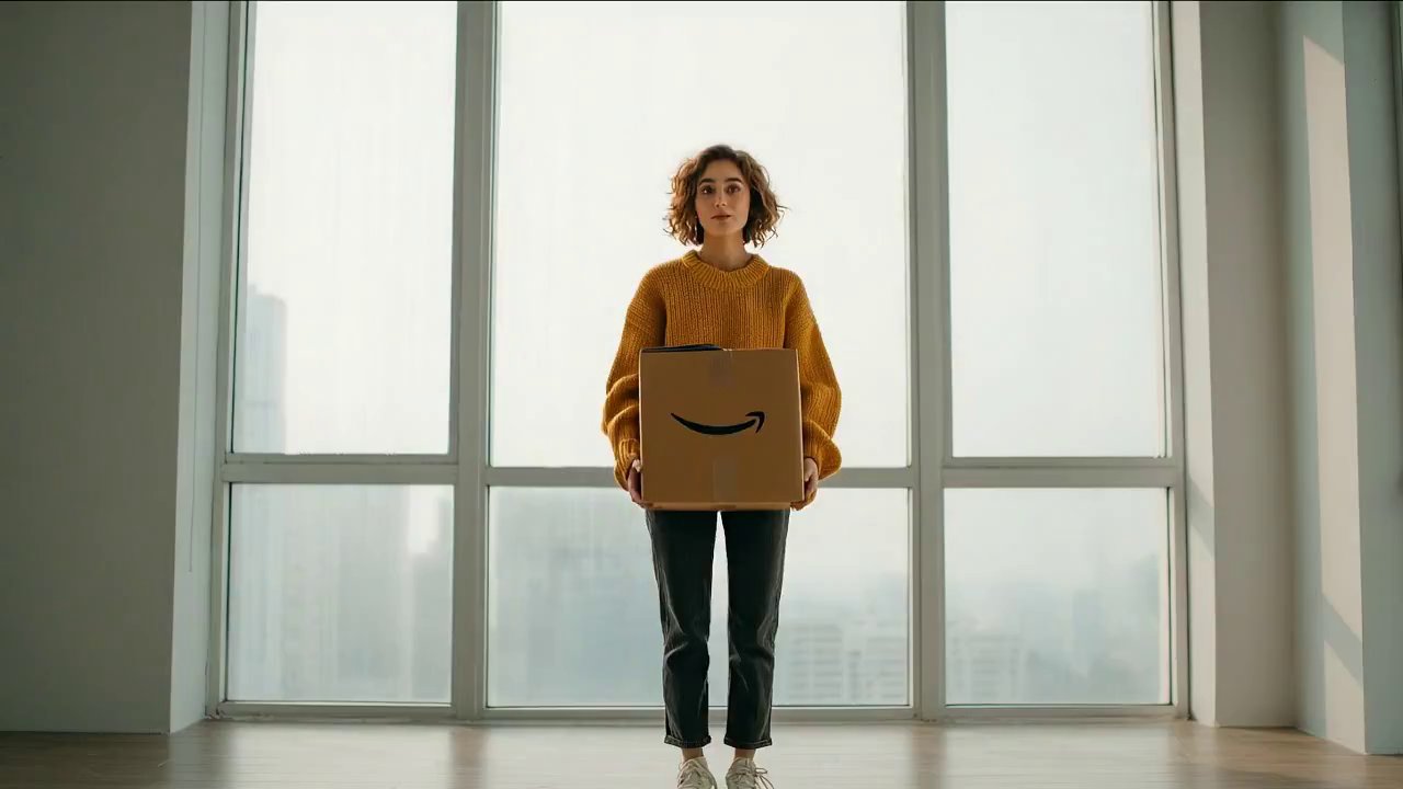 Amazon add with veo 3 - Veo 3 AI video prompt thumbnail