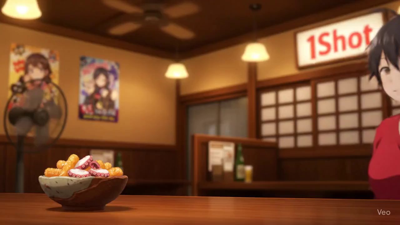 Cozy Izakaya Evening: Cinematic Japanese Dining Scene - Veo 3 AI video prompt thumbnail