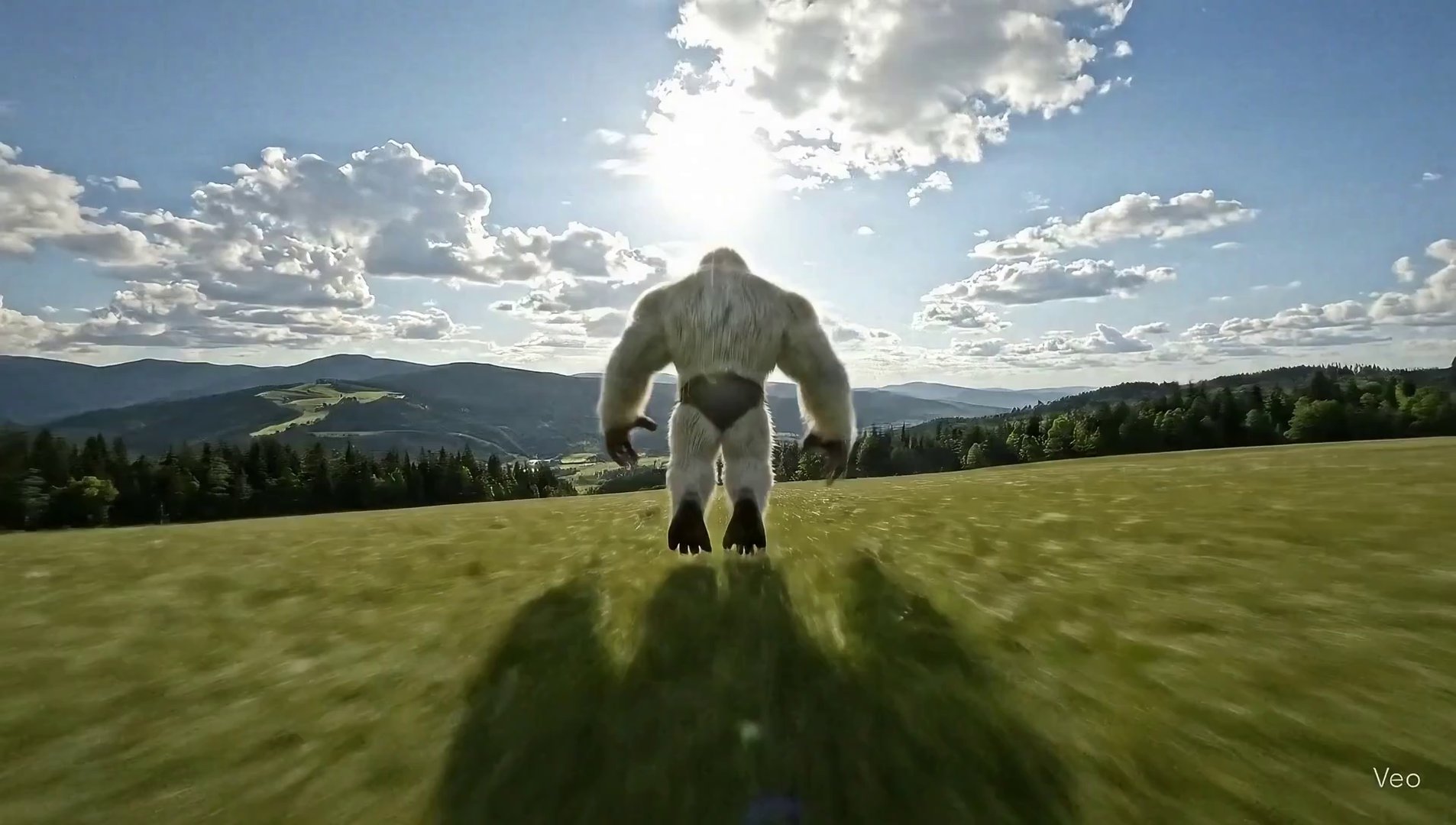 Yeti can fly veo 3 prompt - Veo 3 AI video prompt thumbnail