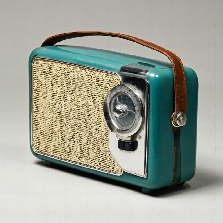 Input image 1 for Orbit around a vintage radio