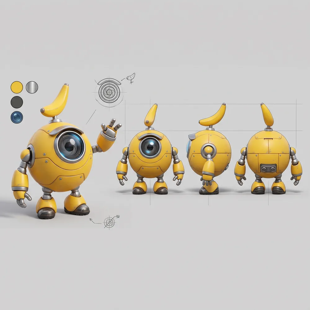 Personageblad, gemaakt met Nano Banana 2.1